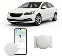 Mini GPS Tracker for Vehicles Hidden Magnetic Car Tracker No Monthly Fee, No SIM, Real-Time GPS Tracking devices for Kids, Pets, Works with goo- gle Find My(Only Android) Vehicle Locator (1 pc white)