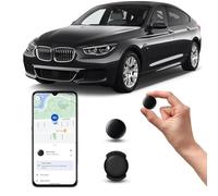 Mini GPS Tracker for Vehicles Hidden Magnetic Car Tracker No Monthly Fee, No SIM, Real-Time GPS Tracking devices for Kids, Pets, Works with goo- gle Find My(Only Android) Vehicle Locator (1 pc back)