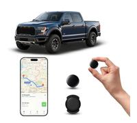 Mini GPS Tracker for Vehicles - Hidden Magnetic Car Tracker No Monthly Fee, Real-Time GPS Tracking devices for Kids, Car, Pets, Works with Apple Find My, Vehicle Locator, No SIM Required (1 pc black)
