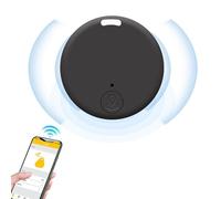 Mini GPS Tracker - Portable Key Finder Locator, Smart Tracking Device | Two-Way alarm system with real-time signal alert, compact tracking solution for pets, bags and valuable belongings
