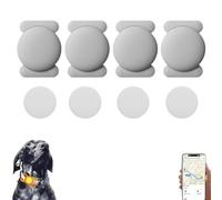 Mini GPS Tracker, Undetectable Car Tracking Device with Magnetic Case, Vehicles Tracking Device for Cars Kids Dogs, No Subscription Fee(Available for Ios) (White 4pcs)