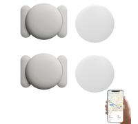 Mini GPS Tracker, Undetectable Car Tracking Device with Magnetic Case, Vehicles Tracking Device for Cars Kids Dogs, No Subscription Fee(Available for Ios) (White 2pcs)