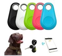 Mini GPS Tracking Finder Device Tag Key Kids Finder Pet Tracker, Smart Anti-Lost Bluetooth Key Finder & GPS Tracker For Cat Dog & Vehicle Locator, Kids, Pets, Luggage, Wallets, and Cars (Blue)