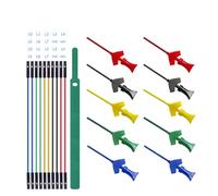 Mini Grabber Test Hook Clip, SMD IC Jumper Probe with Silicone Cable for Logic Analyzer Testing(P1512D)