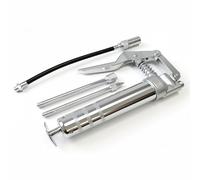 Mini Grease Gun (4.23oz Capacity, 4500PSI) - Manual Hand Operated Lubrication Tool with Flexible Hose, Flat & Sharp Nozzles for Cars, Motorcycles, Bikes & Trailers - Bulk Fill or Cartridge Compatible