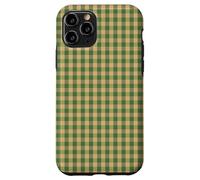 Mini Green & Tan Autumn Gingham Check Case for iPhone 11 Pro