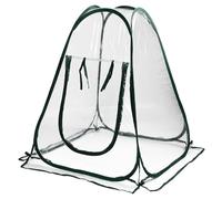 Mini Greenhouse Indoor Portable Small Greenhouse 27.6x27.6x31.5 Inch Small Grow Tent with RollUp Window Weighted Base