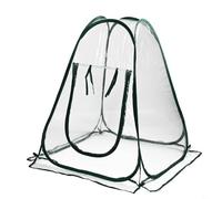 Mini Greenhouse Outdoor & Indoor, Portable Small Gardening Growhouse, Extra Thick PVC Plastic, Reinforced Frame, Easy No Tool Assembly