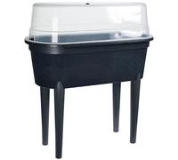 Mini Greenhouse Raised Planter With Cover Grow Table | Indoor Outdoor Propagation Planting Table | Standing Garden Veg Planter Green House