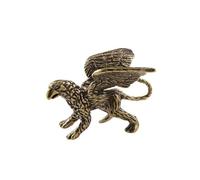 Mini Griffin Sculpture,Brass Griffin Ornaments,Vintage Griffin Statue,Exquisite Griffin Crafts,Nordic Styles Griffin Figurine for Home Office Decor