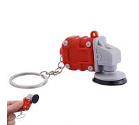 Mini Grinder Keychain, 2 in 1 Sanding Tool, Realistic Grinding Tool Keychains Pendant Keyring, Mini Angle Grinder Keychain for Backpack