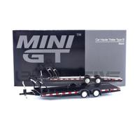 Mini GT 1/64 Car Carrier Trailer Type B Black Finished Product