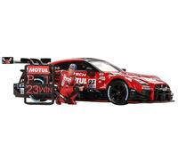 MINI GT 1/64 Nissan GT-R Nismo GT500 NISMO SUPER GT Series 2021 R3. Suzuka Winning Car #23 MOTUL AUTECH GT-R Matsuda Tsugi Collection w/Matsuda Tsugio Figure (Left Handle) Finished Product MGT00875-L