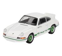 MINI GT 1/64 Porsche 911 Carrera RS 2.7 Grand Prix White/Green Libery (Right Handle) Finished Product