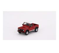 Mini GT 1:64 Scale Rover Defender 90 Pickup Masai Red (RHD) MGT00323-R