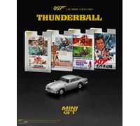 Mini GT #901 1/64 007 Aston Martin DB5 Thunderball with Poster Cards