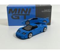 Mini GT Bugatti EB110 Super Sport Blue Bugatti LHD 1:64 Scale Mini GT MGT00890L