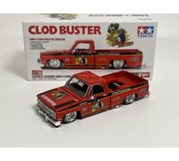 Mini GT Chevrolet Silverado Tamiya x Kaido House Clod Buster 1:64 Scale KHMG130 in Red Mini GT Red