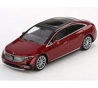 MINI GT EQS 580 4MATIC Red Metallic with Sun Roof Limited Edition 1/64 Diecast Model Car MGT00970
