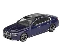 MINI GT i7 xDrive60 Tanzanite Blue Metallic with Sun Roof Limited Edition 1/64 Diecast Model Car MGT01111