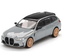 MINI GT M3 Competition Touring Brooklyn Gray with Black Top Limited Edition 1/64 Diecast Model Car MGT00864