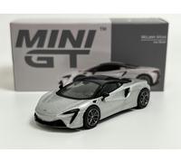 Mini GT McLaren Artura Ice Silver LHD 1:64 Scale Mini GT MGT00582L