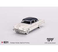 MINI GT MGT00631-L 1:64 Lincoln Capri Arctic White/Atlantic Blue 1954 (LHD)