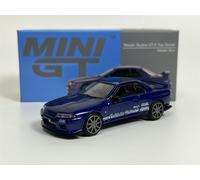 Mini GT Nissan Skyline GT R Top Secret VR32 Metallic Blue RHD 1:64 MGT00589R