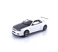 Mini GT Skyline GT-R (R34) V-Spec II N1 White (RHD) MGT00501-R