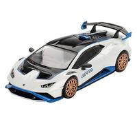 MINI GT STO Bianco Asopo White with Black Top and Blue Accents Limited Edition 1/64 Diecast Model Car MGT00788