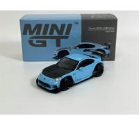 Mini GT Toyota GR86 LB Nation Baby Blue LHD 1:64 Scale Mini GT MGT00873L