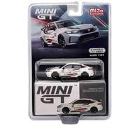 MINI GT True Scale Miniatures Model Car Compatible with Honda Civic Type R 2023 Honda Thanks Day Vietnam 1/64 Diecast Model Car MGT00626