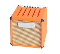 Mini Guitar Amp Pick Holder - 3D Printed Retro Guitar Picks Storage,Portable Large-Capacity 3D Printed Box Case for Musicians Bass Players Birthday Dad Husband Boyfriends Him, Orange, Refer to