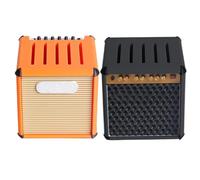 Mini Guitar Amp Pick Holder, Creatives Guitar Pick Holder with Realistic Amp Design, Bass Portable Display Box, 3D Printed Retro Guitars Picks Storage, for Musical Instruments Bass Birthday Christmas