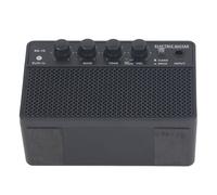 Mini Guitar Amplifier, 10W Electric Guitar Amp Small Practice Guitar Amp Portable Rechargeable, Clean and Distortion Channels Music Recording Equipment Kit for Daily Practice