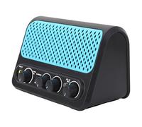 Mini Guitar Amplifier, 5.0 Double Channel Small Portable Rechargeable Speaker Electric Guitar Amp for Daily Practice