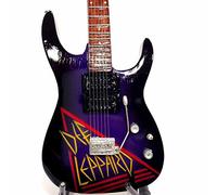 Mini guitar collection natural wood - Def Leppard - Tribute