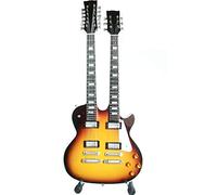 Mini guitar collection natural wood - The Eagles - Don Felder - Double Neck