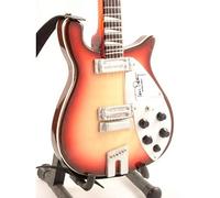 Mini guitar collection natural wood - The Heartbreakers - Tom Petty