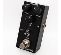 Mini Guitar Effects Pedal True Bypass, Vintage Overdrive, Distortion, Analog & Digital Delay, Classic Chorus, Phaser, Tremolo - Compact Portable Pedalboard for Electric Guitar (02-Ultimate Drive)