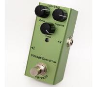 Mini Guitar Effects Pedal True Bypass, Vintage Overdrive, Distortion, Analog & Digital Delay, Classic Chorus, Phaser, Tremolo - Compact Portable Pedalboard for Electric Guitar (01-Vintage Overdrive)
