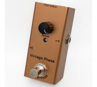 Mini Guitar Effects Pedal True Bypass, Vintage Overdrive, Distortion, Analog & Digital Delay, Classic Chorus, Phaser, Tremolo - Compact Portable Pedalboard for Electric Guitar (06-Vintage Phase)