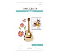 Mini Guitar Etched Dies from The Bibi's Musical Notes Collection by Bibi Cameron
