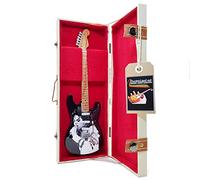 mini guitar Michael Jackson MJ king of pop replica stratocaster tribute model + hard case box miniature 1:4 scale miniature guitar with storage bag music gadget rock memorabilia