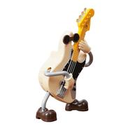 Mini Guitar Sculpture | Abstract Tabletop Display | Mini Guitar Statue Desk Decor,for Music Lovers Boys Girls Kids Bookshelf Bedside Study Room Living Room