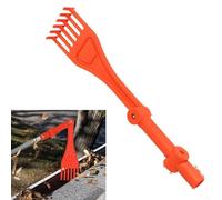 Mini Gutter Cleaning Rake Tool for Debris & for Leaf Removal - Rotating Handle, Lightweight ABS Construction, 39.4 cm x 7.5 cm - for Ideal for Home Gu
