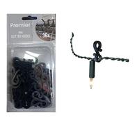 Mini Gutter Hooks - Black Clips for Hanging Christmas Lights, Baubles & Outdoor Xmas Decorations Ideal for Roof Gutters, String Lights, Holiday Displays (3)
