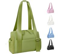 Mini Gym Bag for Women and Girls, Small Waterproof Travel Duffle Bag with Wet Compartment, Cute Workout Sport Tote, green, New Trends in Stylish Gym Bags for Women