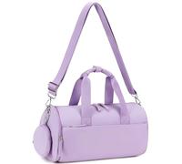 Mini Gym Bag for Women Girls Cute Small Duffle Bag 12'' with Multifunctional Pockets Workout Sport Bags Dance,Fitness,Yoga, B-Purple, Mini, Sport