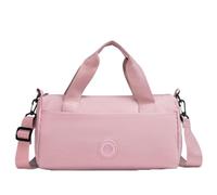 Mini Gym Bag for Women Men Kids, Travel Dance Gymnastics Sports Small Duffle Bag Gym Tote Organizer with Toiletry pouch, Pink, Sports Casual